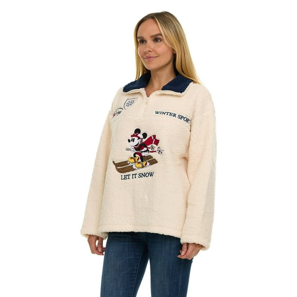 Women's Character Winter Sherpa Quarter-Zip Pullover - Samsclub.com