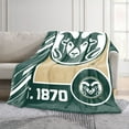 thumbnail image 2 of Logo Brands Colorado State Rams 60"x70" Super Plush Blanket, 2 of 6