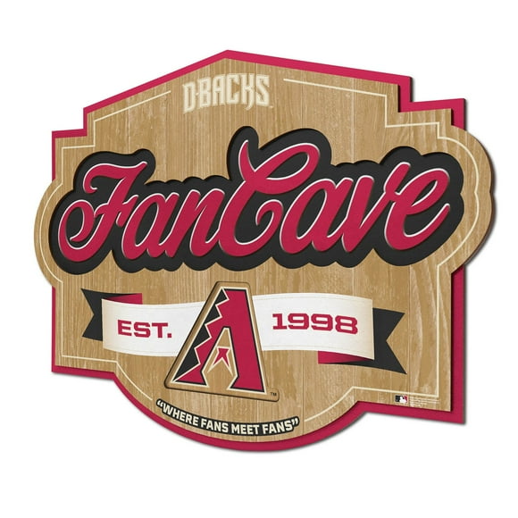 YouTheFan MLB Fan Cave Sign, Assorted Teams