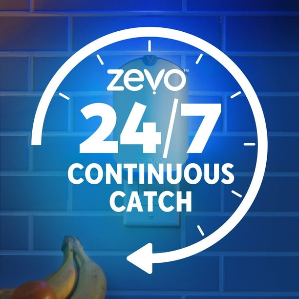 Zevo Flying Insect Trap with 2 devices + 6 Refill Cartridges