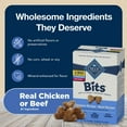 thumbnail image 7 of Blue Buffalo Blue Bits Chicken and Beef Variety Pack, Soft-Moist Training Treats, 11 oz., 2 ct., 7 of 9