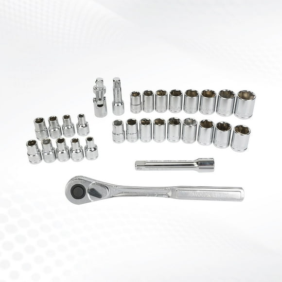WORX 30PC 1/2" DR. 6 POINT SOCKET SET