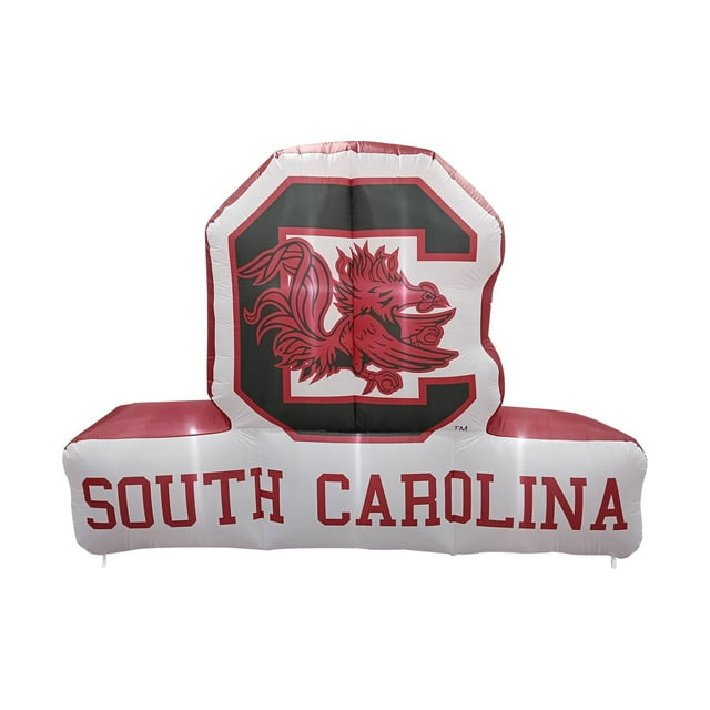 Logo Brands South Carolina Gamecocks Pre-Lit 7’x10’ Team Inflatable