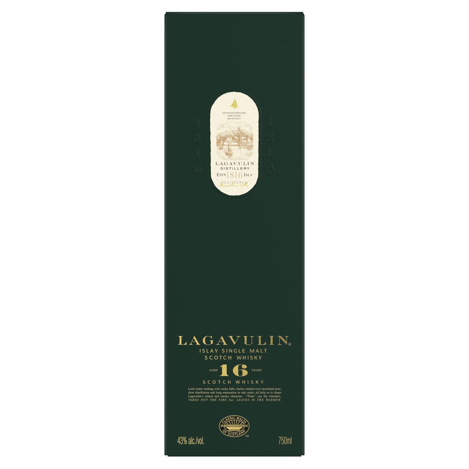 Lagavulin 16 Year Old Islay Single Malt Scotch Whisky 750mL