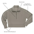 thumbnail image 6 of Member's Mark Women's Sandwash Half-Zip Pullover, 6 of 7