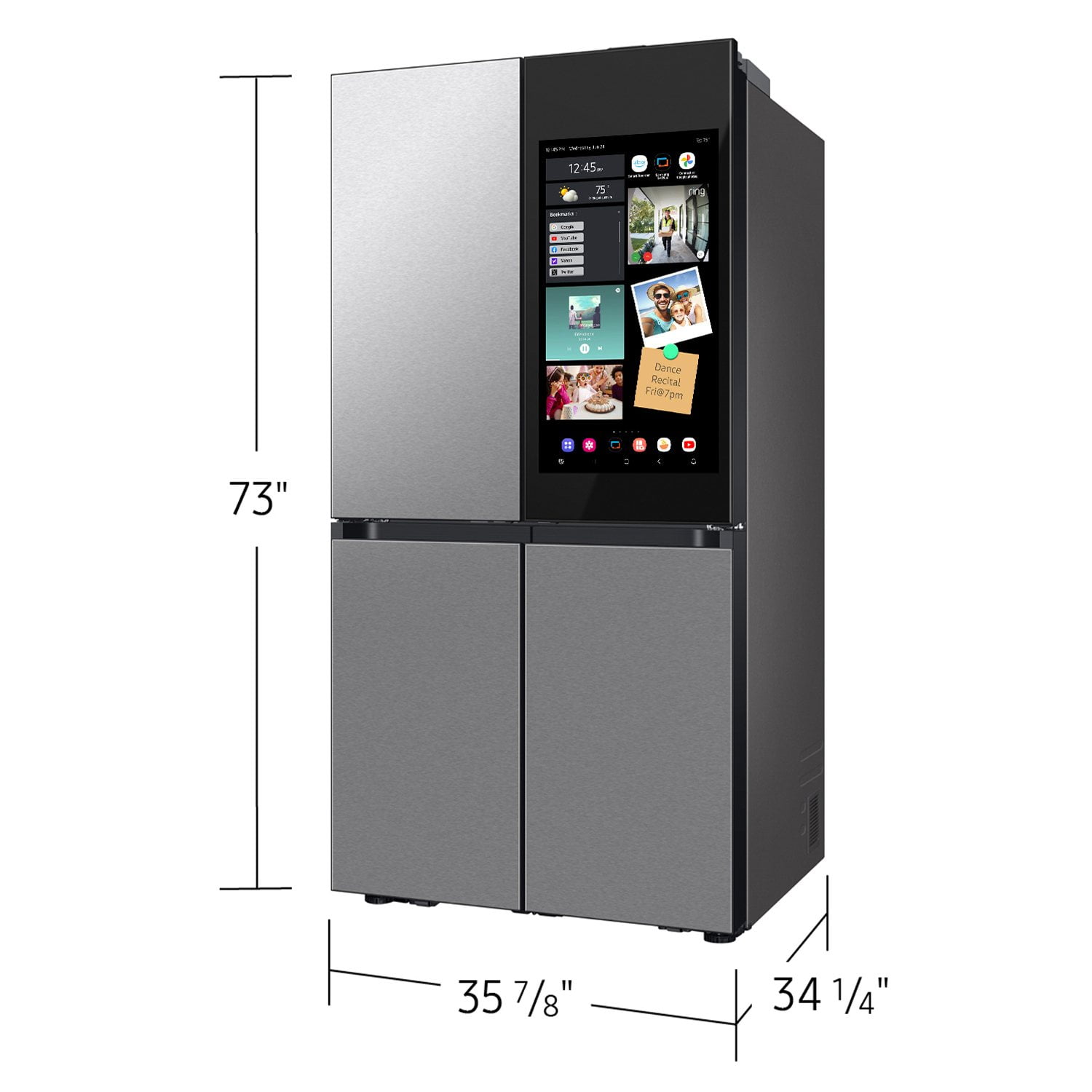 Samsung 29 cu. ft. Bespoke 4-Door Flex Full Depth Refrigerator