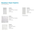 thumbnail image 7 of Marathon 1/8 Fold 2-Ply White Dinner Napkin, 12 pks., 100 napkins/pk., 7 of 8