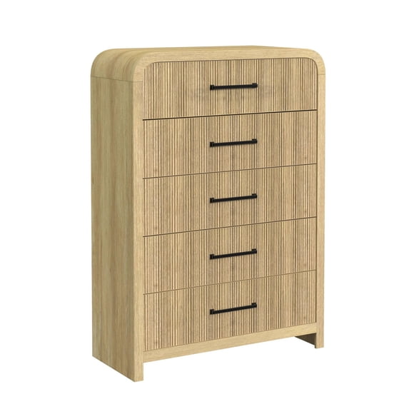 Society Den Woodridge 5-Drawer Chest in Natural