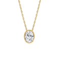 thumbnail image 1 of Lab Created Diamond Pendant in 14K Gold, 1 of 6