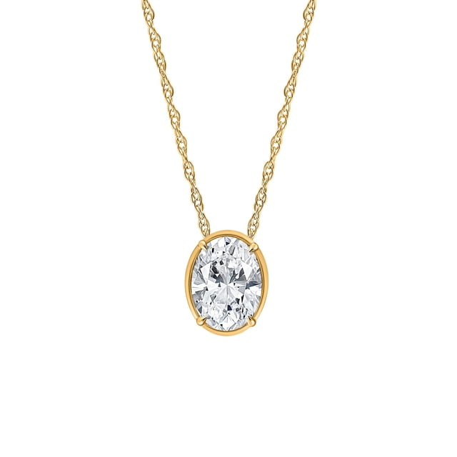 Lab Created Diamond Pendant in 14K Gold