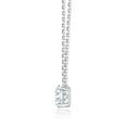 thumbnail image 4 of Lab Created Solitaire Diamond Pendant Necklace in 18K Gold, 4 of 7