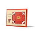 thumbnail image 1 of YouTheFan NCAA 5-Layer Stadium View 3D Wall Art, Assorted Teams, 1 of 5