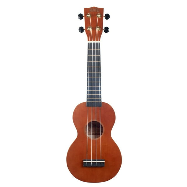 Mahalo MR1TBR Rainbow Series Soprano Ukulele, Transparent Brown