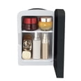 thumbnail image 9 of Frigidaire Skincare Cooler with Lighted Mirror Make-Up Door, Black, 9 of 12