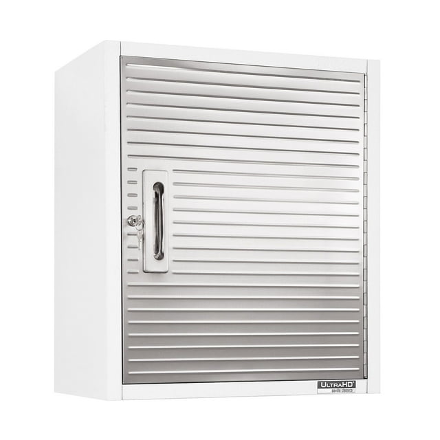 Seville Classics UltraHD Wall Storage Cabinet, 24" W x 12" D x 28" H