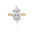 thumbnail image 1 of Lab Created Marquise Cut Solitaire Diamond Ring, 1 of 7