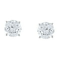 thumbnail image 4 of 1.45 CT. T.W. Round Diamond Stud Earrings in 14K Gold, 4 of 8