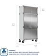 thumbnail image 9 of Seville Classics UltraHD Stacking Top Cabinet, 48” W x 18” D x 18.5” H, 9 of 18