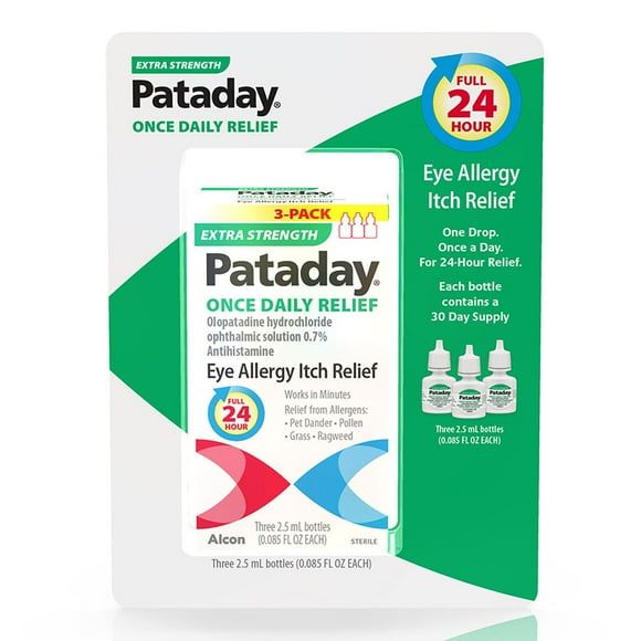 Pataday Eye Drops Extra Strength, 2.5 ml., 3 pk.
