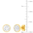 thumbnail image 4 of Lab Created Diamond Earrings in 14K Gold, 4 of 4