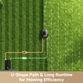 thumbnail image 8 of MOVA LiDAX Ultra 1000 Robot Lawn Mower Wire Free for 1/4 Acre, RTK-Free+360° 3D LiDAR+AI Vision Auto Mapping, Zero-Edge Cutting, Cutting Height 1.2"-3.9", 45% Slope, Up to 150 Managed Zones Dual Maps, 8 of 8