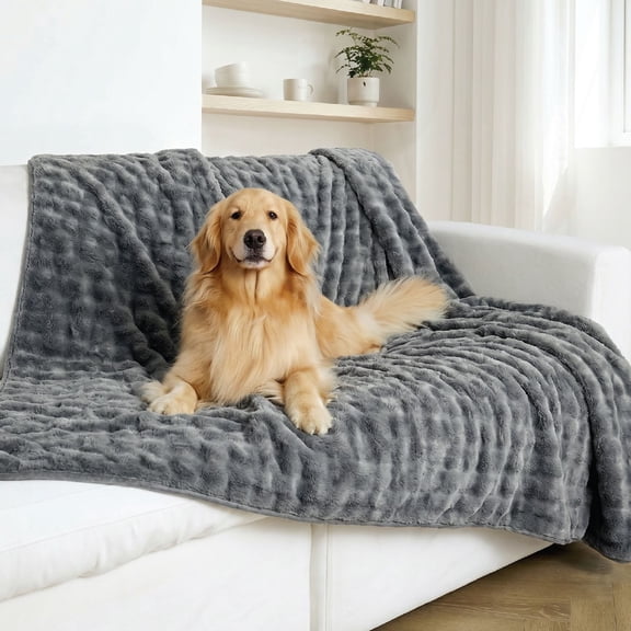 Member's Mark Waterproof Pet Throw Blanket 60"x80", Choose Color