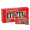thumbnail image 1 of M&M'S Peanut Butter Milk Chocolate Candy, Full Size, 24 ct., 1 of 9