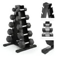 thumbnail image 9 of Marcy 150 lb. Rubber Hex Dumbbell Set with Rack, 9 of 10
