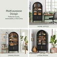thumbnail image 4 of Member's Mark Enzo Storage Cabinet With Rattan Cabinet Doors, 4 of 9