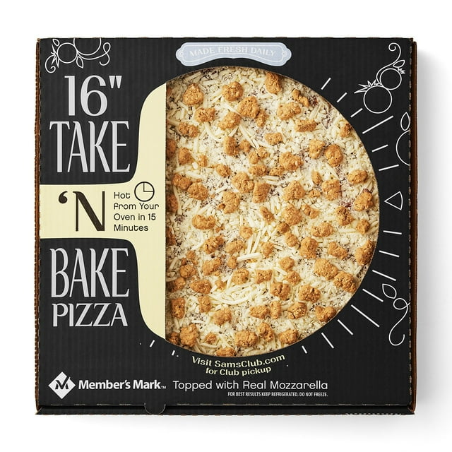 Member's Mark 16" Take 'N Bake Sausage Pizza