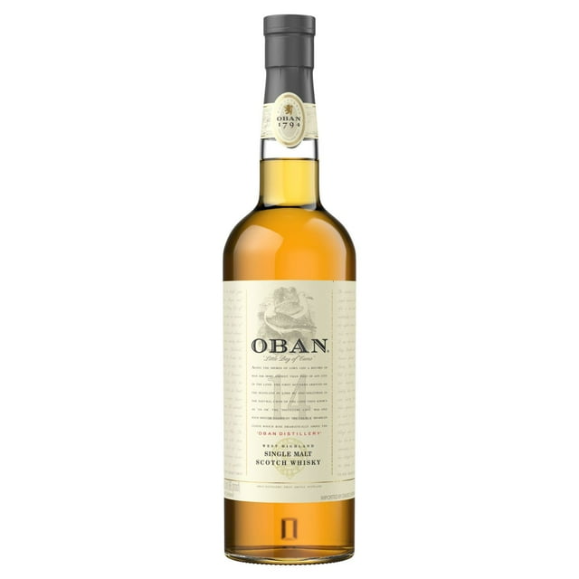 Oban Single Malt 14 Year Old Single Malt Scotch Whisky, 750 ml