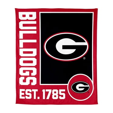 Logo Brands Georgia Bulldogs 60"x70" Super Plush Blanket