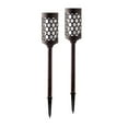 thumbnail image 2 of Member's Mark 2-Piece LED Solar Pathway Torch Lights, Oil-Rubbed Bronze, 2 of 4