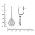 thumbnail image 3 of 1.00 CT. T.W. Diamond Halo Dangle Earrings in 14K Gold, 3 of 4