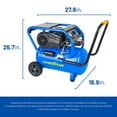 thumbnail image 11 of Goodyear 10 Gallon 175 PSI Super Quiet Oil Free Electric Air Compressor , 11 of 12