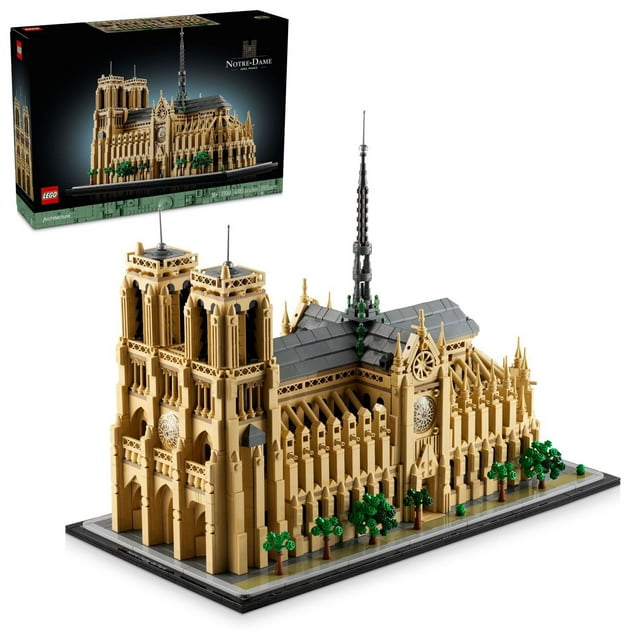 LEGO Architecture Notre-Dame de Paris Replica Building Set, 4383 pcs.