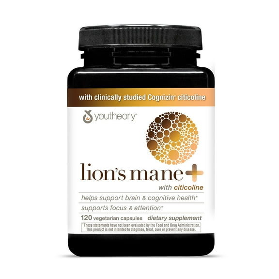 Youtheory Lion's Mane + Capsules, 120 ct.