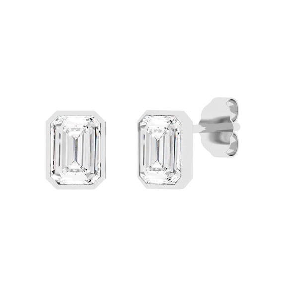 Lab Created Diamond Earrings in 14K Gold
