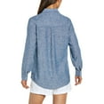 thumbnail image 2 of Gap Women's Linen Button Down Top, 2 of 8