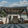 thumbnail image 6 of Backyard Discovery Stonebridge Steel Gazebo, Choose Size, 6 of 13