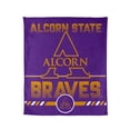 thumbnail image 1 of Logo Brands Alcorn State Braves 60"x70" Super Plush Blanket, 1 of 7