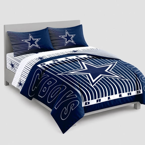 Logo Brands Dallas Cowboys Bed-In-A-Bag Set