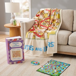 Licensed Classic Boxed Board Game Silk Touch Throw, 50" x 70"