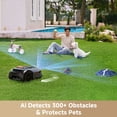 thumbnail image 6 of MOVA LiDAX Ultra 1000 Robot Lawn Mower Wire Free for 1/4 Acre, RTK-Free+360° 3D LiDAR+AI Vision Auto Mapping, Zero-Edge Cutting, Cutting Height 1.2"-3.9", 45% Slope, Up to 150 Managed Zones Dual Maps, 6 of 8