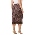 thumbnail image 7 of Edited by Maren Morris Women's Maxi Slip Skirt, 7 of 11