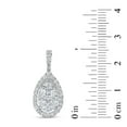 thumbnail image 4 of 0.60 CT. T.W. Diamond Halo Pendant in 14K Gold, 4 of 4