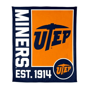 Logo Brands UTEP Miners 60"x70" Super Plush Blanket