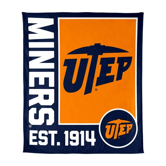 Logo Brands UTEP Miners 60"x70" Super Plush Blanket