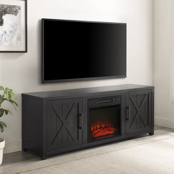 Gordon Low Profile Fireplace TV Stand for 65+ Inch TVs