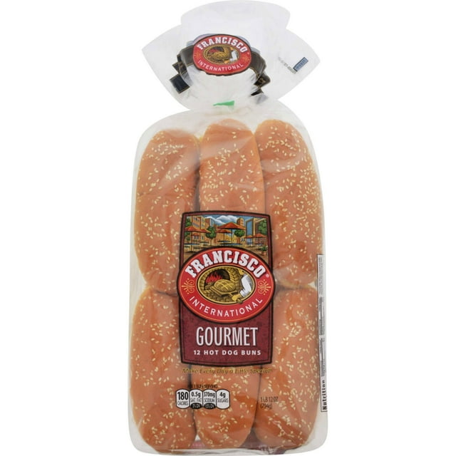 Francisco International 6" Hot Dog Buns 12 ct.